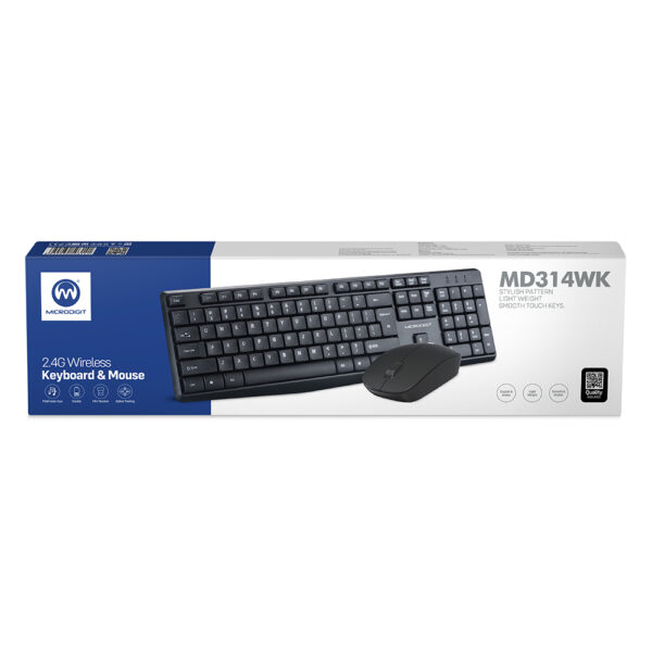 Microdigit Md314Wk Wireless Keyboard Mouse Combo Best Price In Khobar